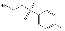 2-(4-fluorophenylsulfonyl)ethanamine Structure