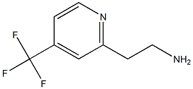 2-(4-Trifluoromethyl-pyridin-2-yl)-ethylamine 化学構造式