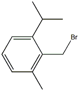 2-(bromomethyl)-1-isopropyl-3-methylbenzene 化学構造式
