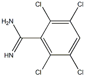 2,3,5,6-tetrachlorobenzamidine Structure