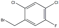 2,4-dichloro-5-flurobenzyl bromide 化学構造式