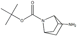 2-Amino-7-aza-bicyclo[2.2.1]heptane-7-carboxylic acid tert-butyl ester Struktur