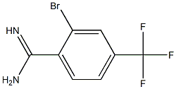 2-bromo-4-(trifluoromethyl)benzamidine Struktur