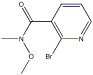 2-bromo-N-methoxy-N-methylnicotinamide Structure