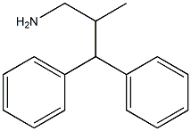 2-methyl-3,3-diphenylpropan-1-amine Struktur