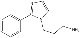 3-(2-phenyl-1H-imidazol-1-yl)propan-1-amine 化学構造式
