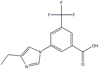  3-(4-ETHYL-1H-IMIDAZOL-1-YL)-5-(TRIFLUOROMETHYL)BENZOIC ACID