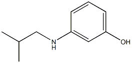 3-(isobutylamino)phenol 结构式