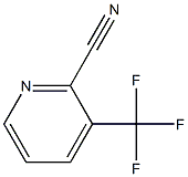 3-(trifluoromethyl)pyridine-2-carbonitrile,,结构式