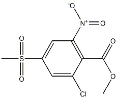 methyl 2-chloro-4-(methylsulfonyl)-6-nitrobenzoate Structure