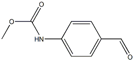methyl 4-formylphenylcarbamate,,结构式