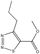 methyl 4-propyl-1,2,3-thiadiazole-5-carboxylate Struktur
