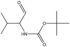 tert-butyl-1-formyl-2-methylpropylcarbamate Structure
