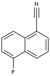 1-Cyano-5-fluoronaphthalene Struktur