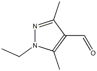 3,5-Dimethyl-1-ethyl-1H-pyrazole-4-carboxaldehyde Structure