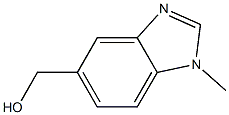 1-Methylbenzimidazole-5-methanol Struktur