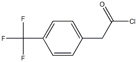 2-(4-(trifluoromethyl)phenyl)acetyl chloride,,结构式