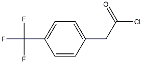 2-(4-(trifluoromethyl)phenyl)acetyl chloride 结构式