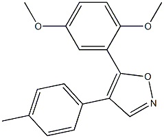 5-(2,5-dimethoxyphenyl)-4-p-tolylisoxazole|