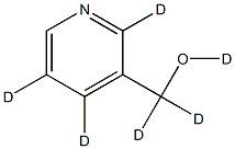 3-Pyridylcarbinol-d6 结构式