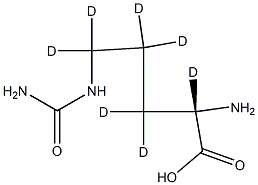 L-Citrulline-2,3,3,4,4,5,5-D7 Struktur