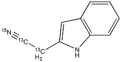 Indole-2-acetonitrile-13C2, 15N