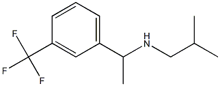 (2-methylpropyl)({1-[3-(trifluoromethyl)phenyl]ethyl})amine Struktur