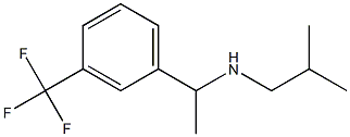 (2-methylpropyl)({1-[3-(trifluoromethyl)phenyl]ethyl})amine Structure