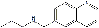 (2-methylpropyl)(quinolin-6-ylmethyl)amine Struktur