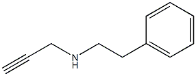 (2-phenylethyl)(prop-2-yn-1-yl)amine Struktur