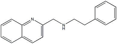 (2-phenylethyl)(quinolin-2-ylmethyl)amine Struktur
