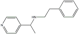 (2-phenylethyl)[1-(pyridin-4-yl)ethyl]amine Struktur