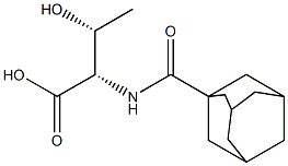 (2S,3R)-2-[(1-adamantylcarbonyl)amino]-3-hydroxybutanoic acid Structure