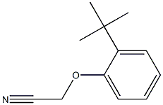 (2-tert-butylphenoxy)acetonitrile Structure