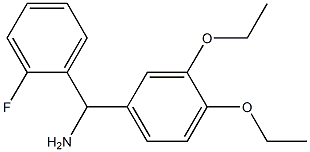 (3,4-diethoxyphenyl)(2-fluorophenyl)methanamine