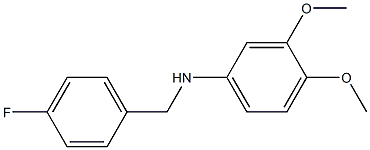 (3,4-dimethoxyphenyl)(4-fluorophenyl)methylamine 化学構造式