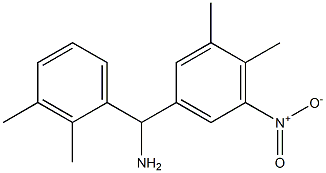 (3,4-dimethyl-5-nitrophenyl)(2,3-dimethylphenyl)methanamine Struktur