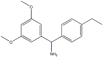 (3,5-dimethoxyphenyl)(4-ethylphenyl)methanamine