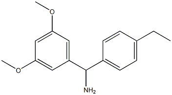  (3,5-dimethoxyphenyl)(4-ethylphenyl)methanamine