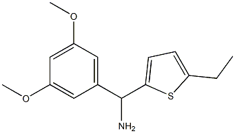 (3,5-dimethoxyphenyl)(5-ethylthiophen-2-yl)methanamine