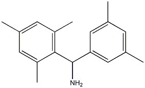 (3,5-dimethylphenyl)(2,4,6-trimethylphenyl)methanamine,,结构式