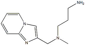 (3-aminopropyl)({imidazo[1,2-a]pyridin-2-ylmethyl})methylamine 结构式