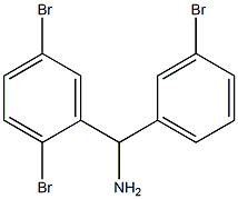 (3-bromophenyl)(2,5-dibromophenyl)methanamine