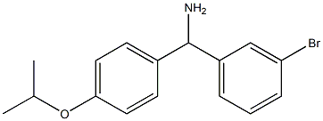 (3-bromophenyl)[4-(propan-2-yloxy)phenyl]methanamine