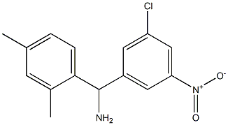 (3-chloro-5-nitrophenyl)(2,4-dimethylphenyl)methanamine Structure