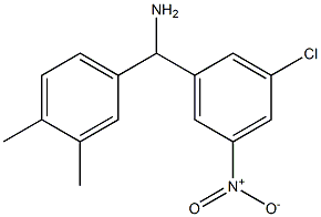 (3-chloro-5-nitrophenyl)(3,4-dimethylphenyl)methanamine