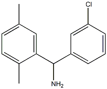 (3-chlorophenyl)(2,5-dimethylphenyl)methanamine