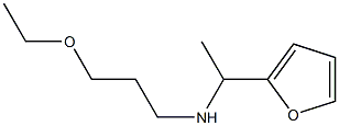 (3-ethoxypropyl)[1-(furan-2-yl)ethyl]amine Structure