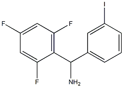 (3-iodophenyl)(2,4,6-trifluorophenyl)methanamine,,结构式