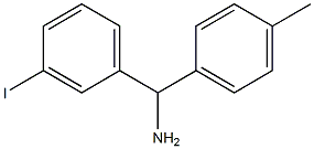 (3-iodophenyl)(4-methylphenyl)methanamine Structure